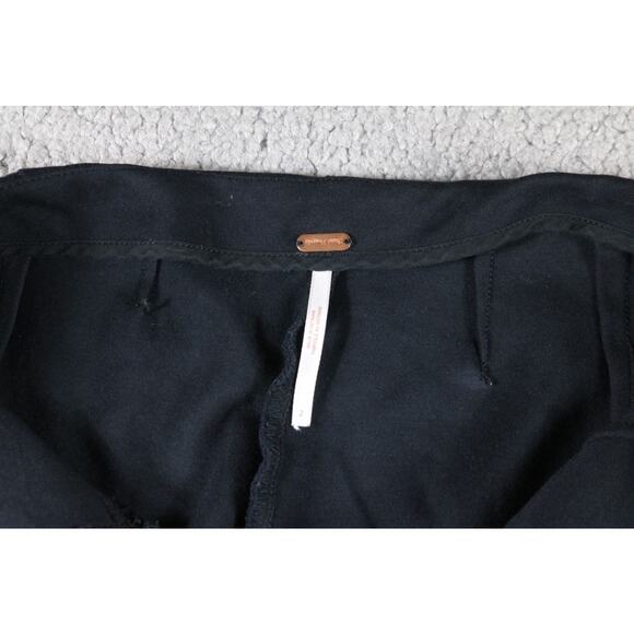 Free People Pants 2 Black Ponte Straight Leg - Picture 4 of 7